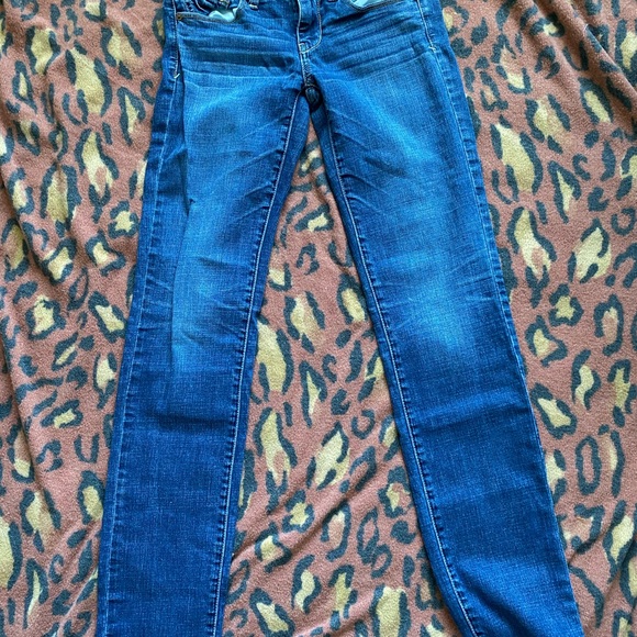 (american eagle) denim straight low rise medium wash jeans - Picture 6 of 8